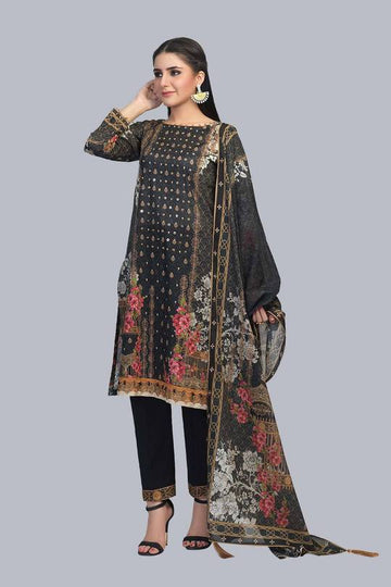 Bonanza Satrangi Ssr213p07 Black Eid Collection 2021